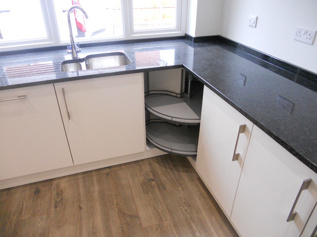 German Kitchen Utility Room With Granite Worktops Distinctive